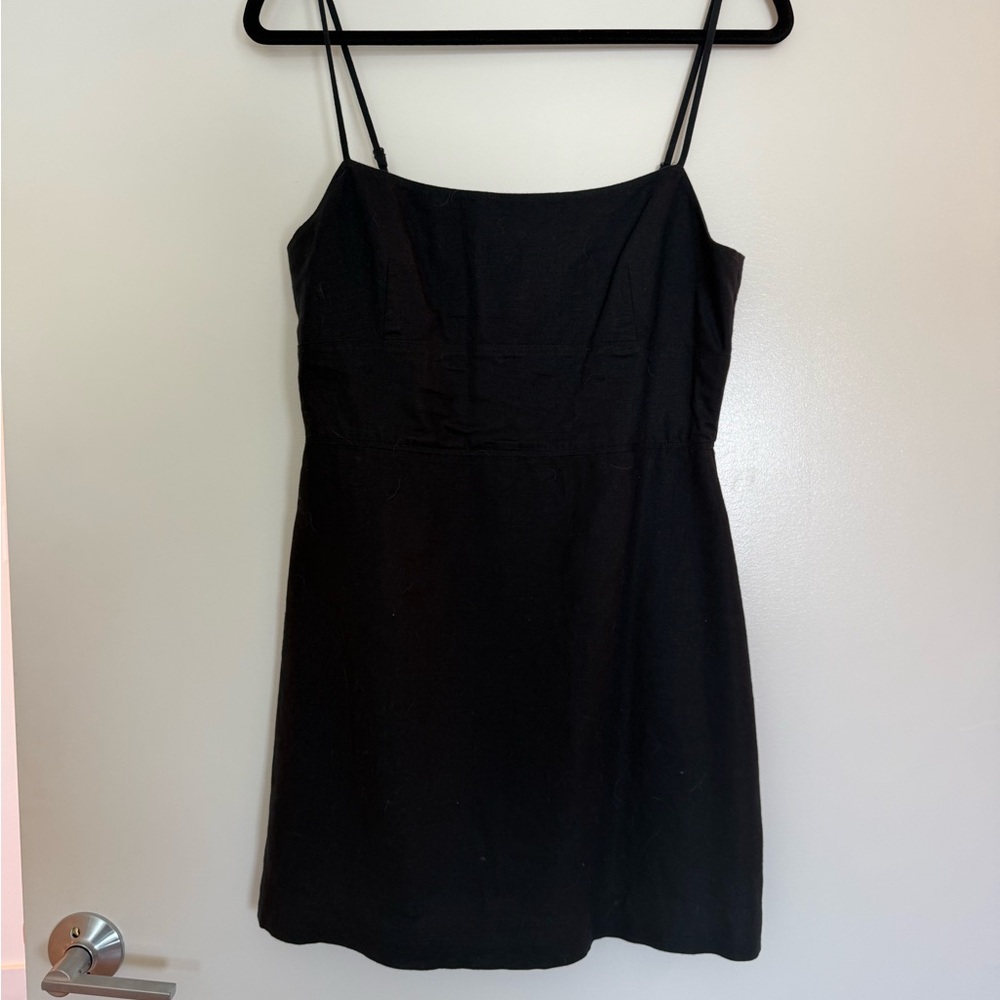 Sunday Best Elegant Black Mini Dress